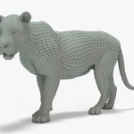 Lion 3D Model