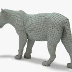 Lion 3D Model