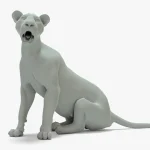 Lioness Rigged Basemesh