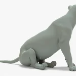 Lioness 3D Model