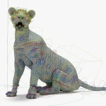 Lioness 3D Model