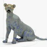 Lioness 3D Model