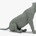 Lioness 3D Model