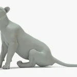 Lioness 3D Model