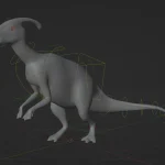 Parasaurolophus 3D Model