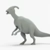 Parasaurolophus 3D Model