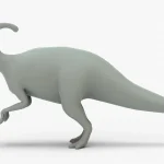 Parasaurolophus 3D Model