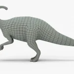Parasaurolophus 3D Model