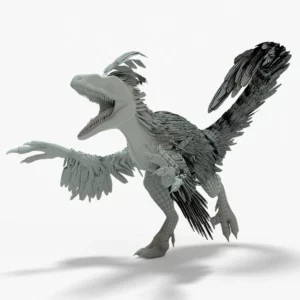 Pyroraptor 3D Model Rigged Basemesh