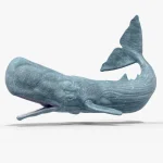 Realistic Sperm Whale Rigged