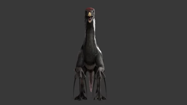 Realistic Therizinosaurus 3D Model 3D Model Creature Guard 8