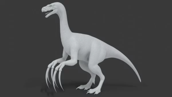 Realistic Therizinosaurus 3D Model 3D Model Creature Guard 11