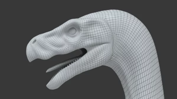 Realistic Therizinosaurus 3D Model 3D Model Creature Guard 12