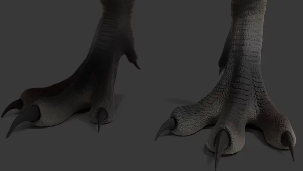 Realistic Therizinosaurus 3D Model 3D Model Creature Guard 6