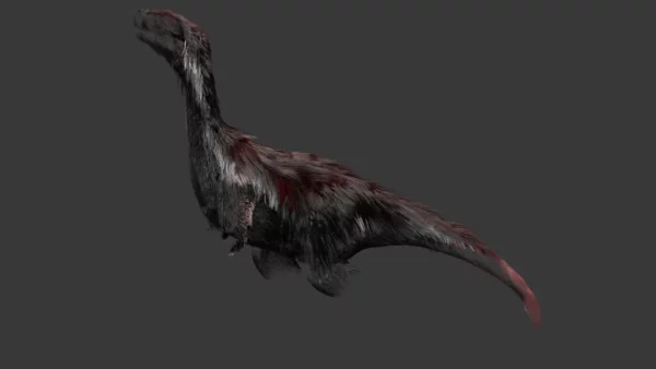 Realistic Therizinosaurus 3D Model Animated (Rigged) 3D Model Creature Guard 6