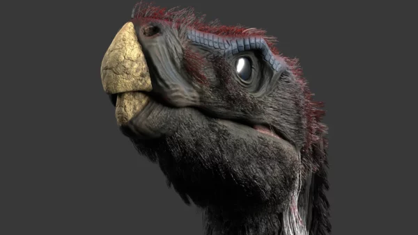 Realistic Therizinosaurus 3D Model Animated (Rigged) 3D Model Creature Guard 11