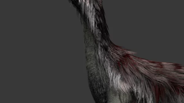 Realistic Therizinosaurus 3D Model Animated (Rigged) 3D Model Creature Guard 12