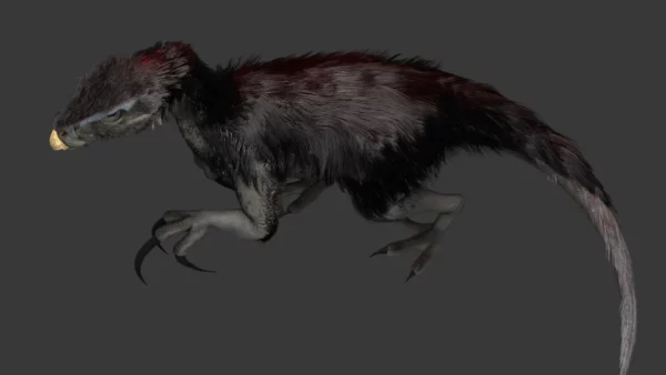 Realistic Therizinosaurus 3D Model Animated (Rigged) 3D Model Creature Guard 17