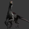 Realistic Therizinosaurus 3D Model Animated (Rigged) 3D Model Creature Guard 47