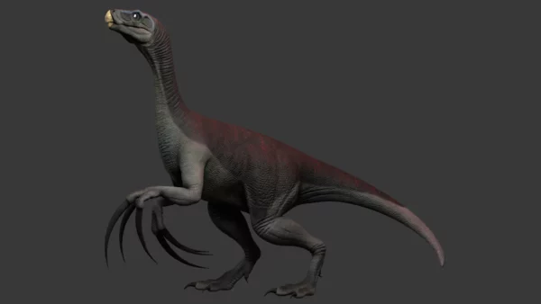 Realistic Therizinosaurus 3D Model Animated (Rigged) 3D Model Creature Guard 5
