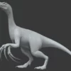 Realistic Therizinosaurus 3D Model Animated (Rigged) 3D Model Creature Guard 48