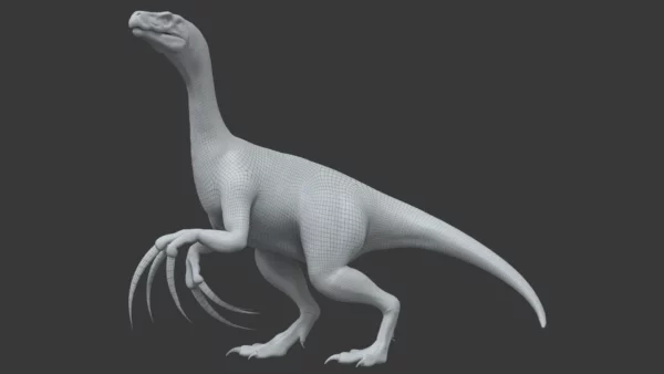 Realistic Therizinosaurus 3D Model Animated (Rigged) 3D Model Creature Guard 20