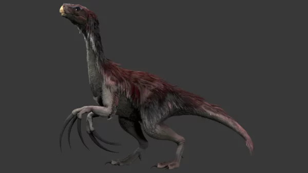 Realistic Therizinosaurus 3D Model Animated (Rigged) 3D Model Creature Guard 3