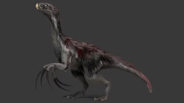 Realistic Therizinosaurus 3D Model Animated (Rigged) 3D Model Creature Guard 2
