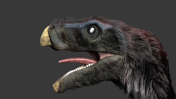 Realistic Therizinosaurus 3D Model Animated (Rigged) 3D Model Creature Guard 8