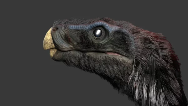 Realistic Therizinosaurus 3D Model Animated (Rigged) 3D Model Creature Guard 9