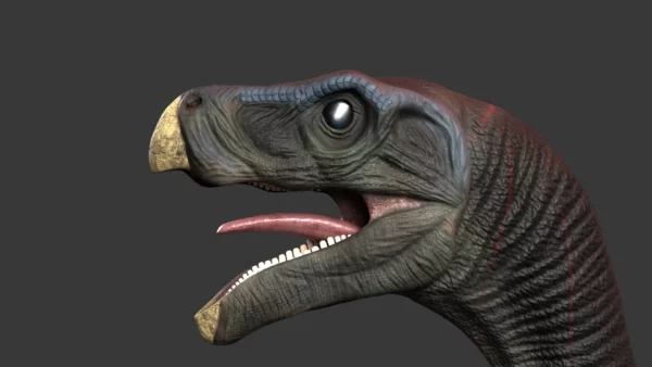 Realistic Therizinosaurus 3D Model Animated (Rigged) 3D Model Creature Guard 10