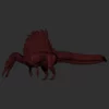Realistic Spinosaurus Sculpted High Poly 3D Model 3D Model Creature Guard 32