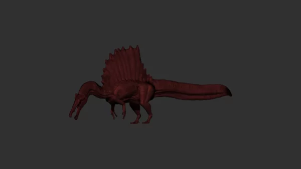 Realistic Spinosaurus Sculpted High Poly 3D Model 3D Model Creature Guard 16