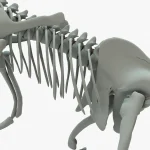 Therizinosaurus Skeleton 3D Model