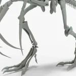 Therizinosaurus Skeleton 3D Model