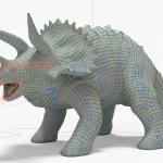 Triceratops 3D Model