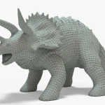Triceratops 3D Model