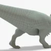Tyrannosaurus Rex 3D Model Rigged Basemesh Skeleton 3D Model Creature Guard 38