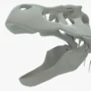 Tyrannosaurus Rex 3D Model Rigged Basemesh Skeleton 3D Model Creature Guard 42