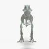 Tyrannosaurus Rex 3D Model Rigged Basemesh Skeleton 3D Model Creature Guard 44