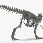 Tyrannosaurus Rex skeleton 3D Model