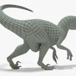 Utahraptor 3D Model