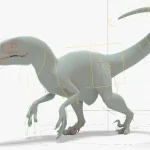 Utahraptor 3D Model