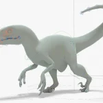 Utahraptor 3D Model