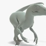 Utahraptor 3D Model