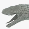 Velociraptor 3D Model Rigged Basemesh Skeleton 3D Model Creature Guard 50
