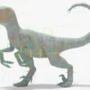 Velociraptor 3D Model Rigged Basemesh Skeleton 3D Model Creature Guard 57