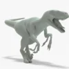 Velociraptor Rigged Basemesh 3D Model 3D Model Creature Guard 51