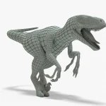 Velociraptor 3D Model
