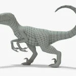 Velociraptor 3D Model